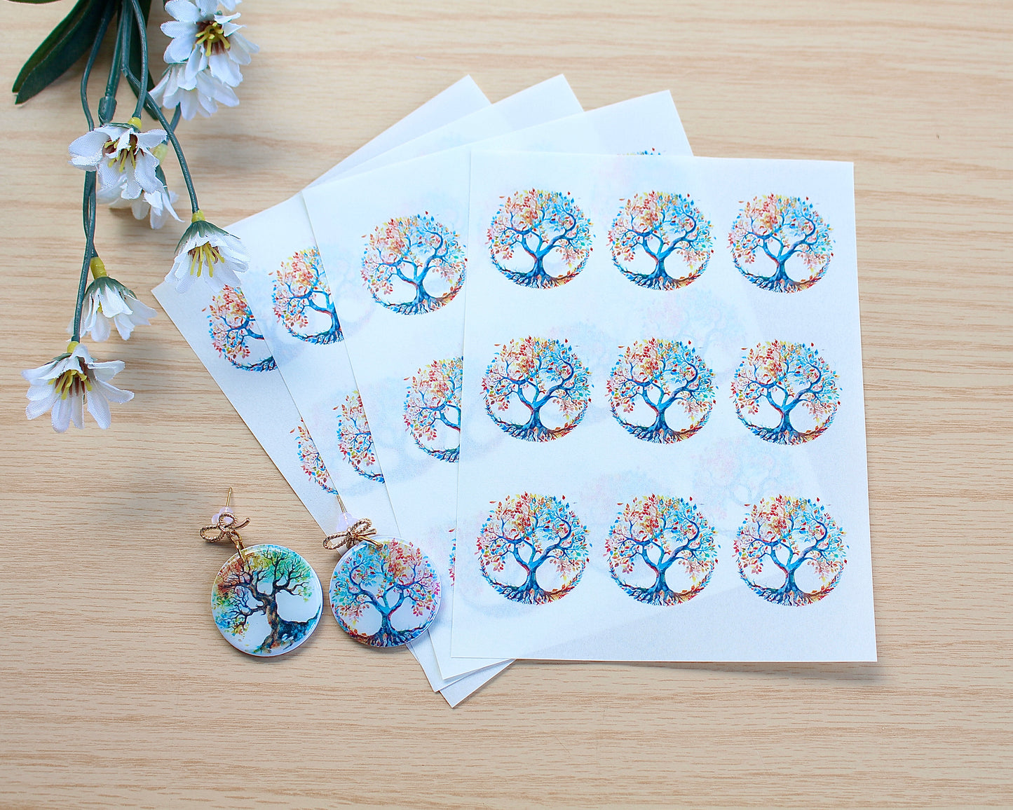 The Tree of Life Water Soluble Transfer Paper