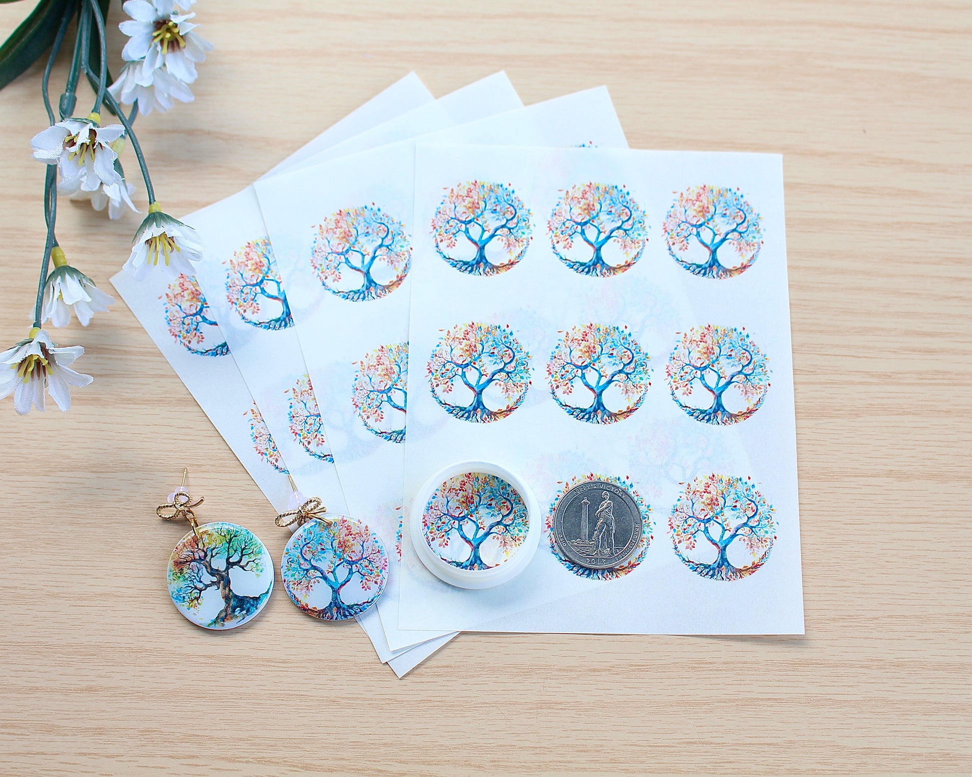 The Tree of Life Water Soluble Transfer Paper