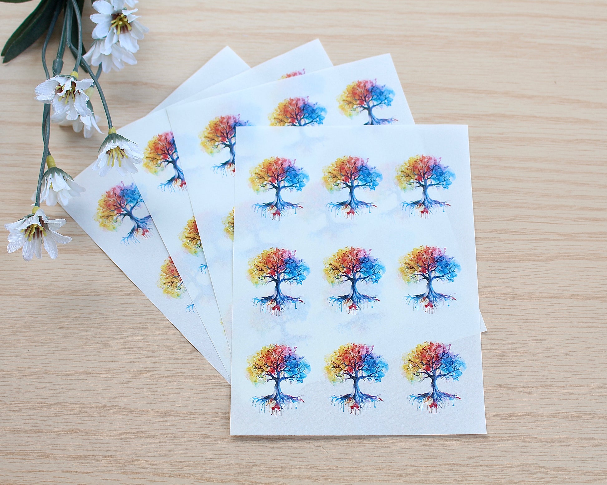 The Tree of Life Water Soluble Transfer Paper