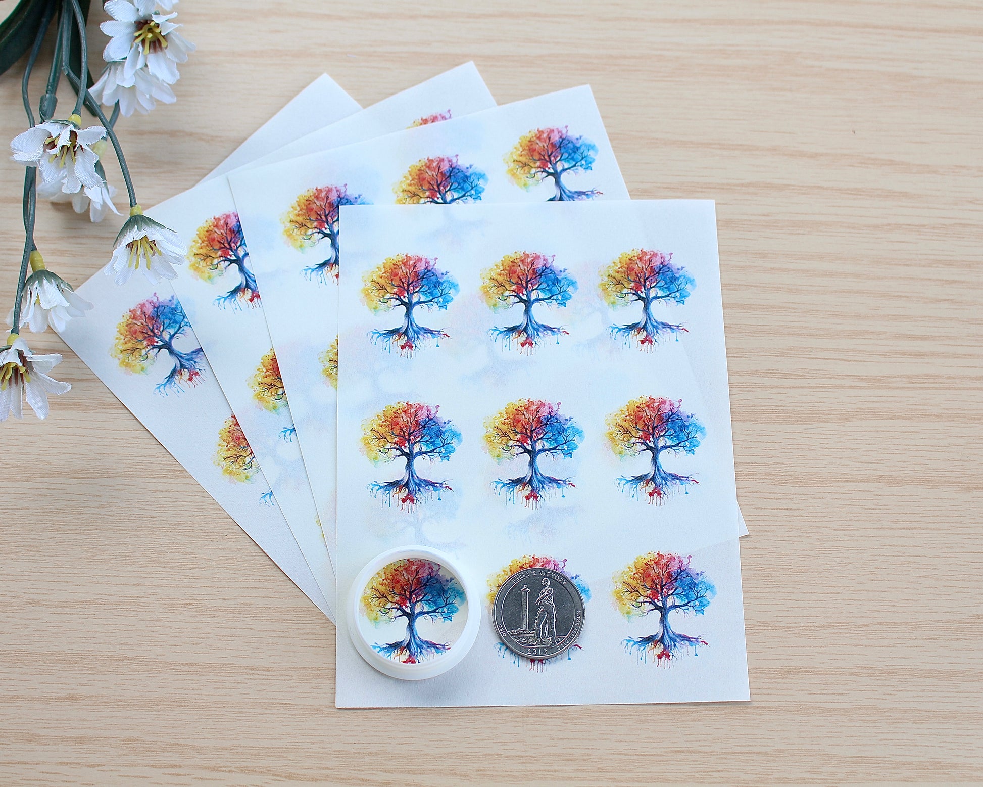 The Tree of Life Water Soluble Transfer Paper