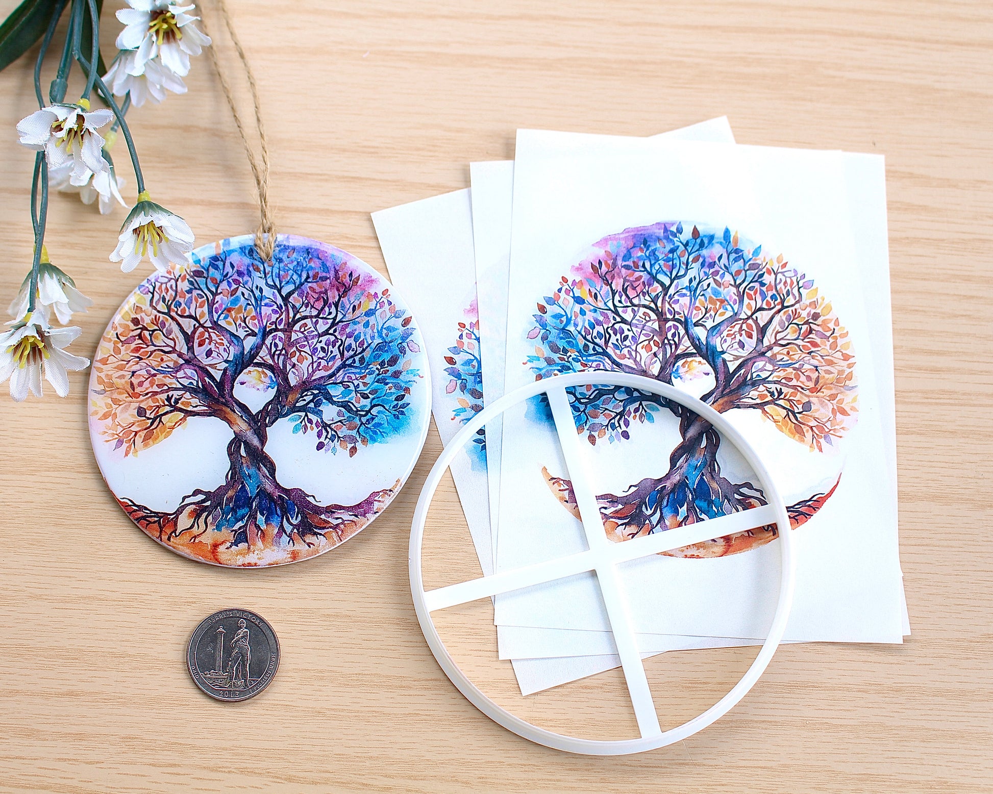 The Tree of Life Water Soluble Transfer Paper