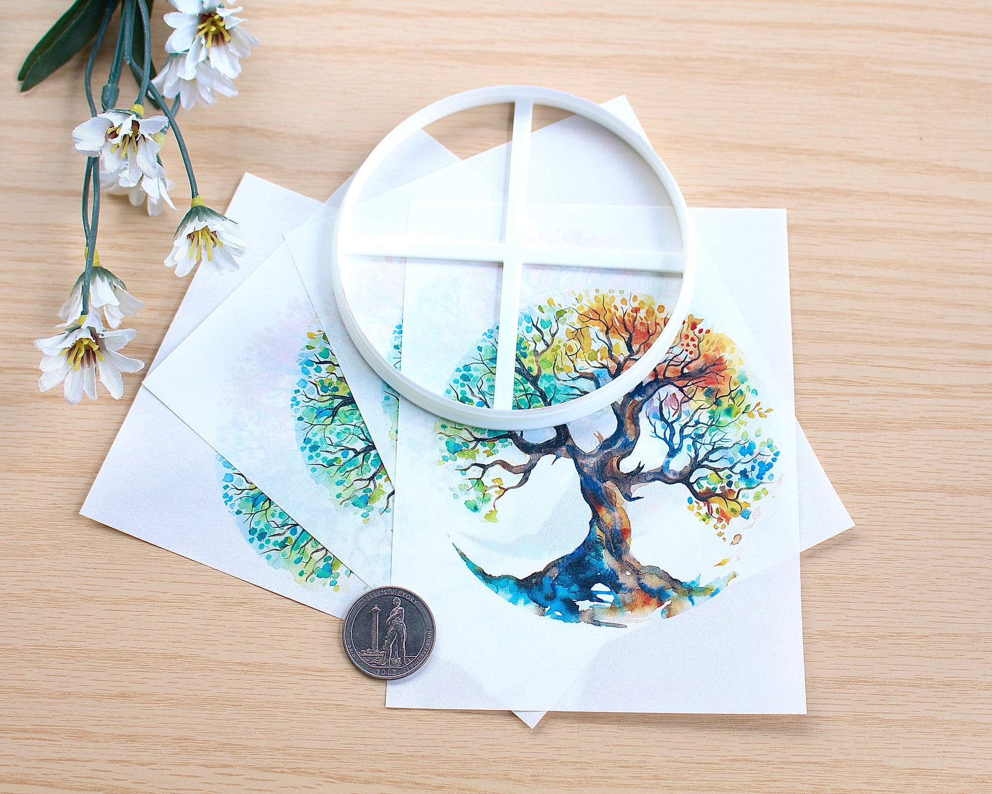 The Tree of Life Water Soluble Transfer Paper