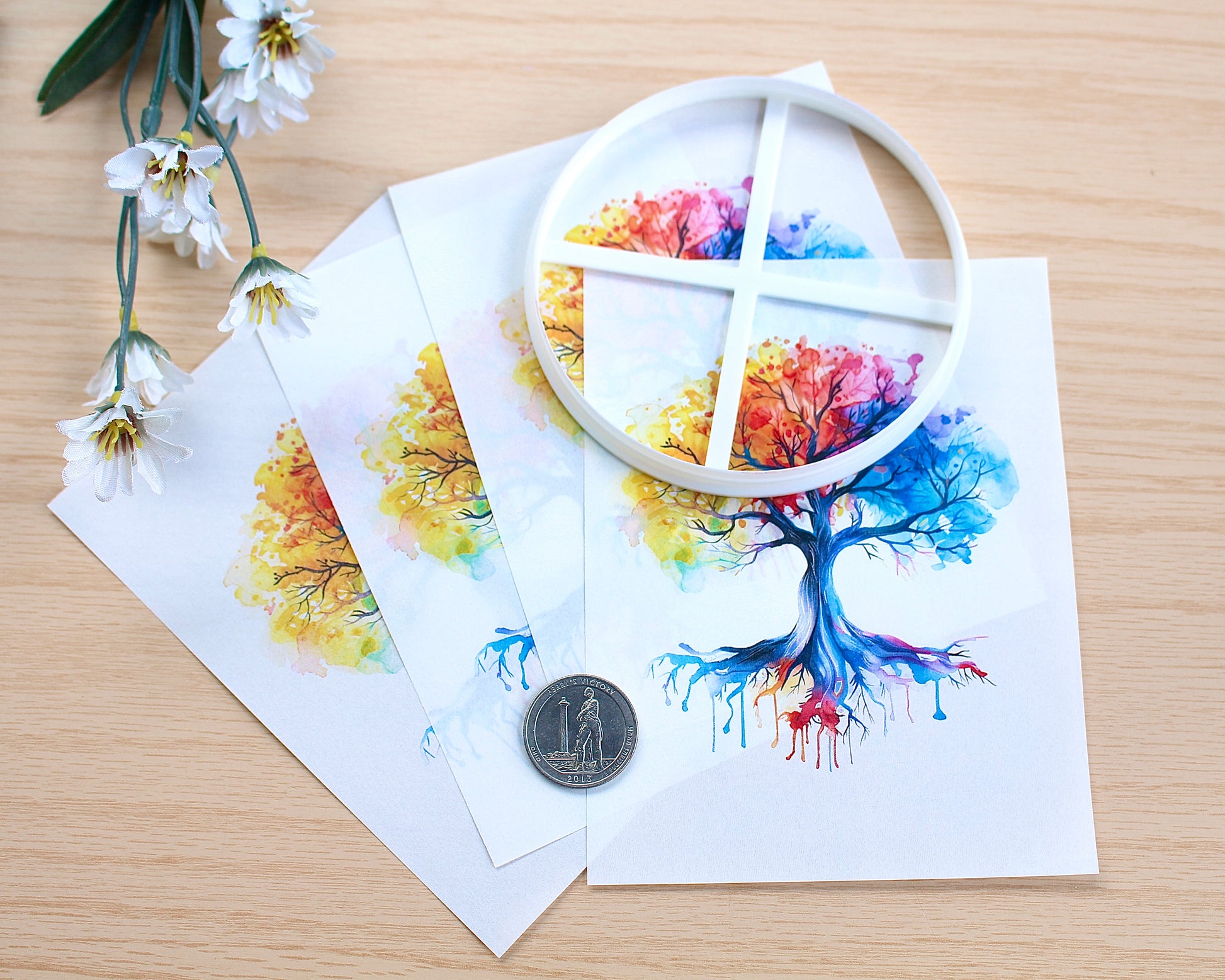 The Tree of Life Water Soluble Transfer Paper