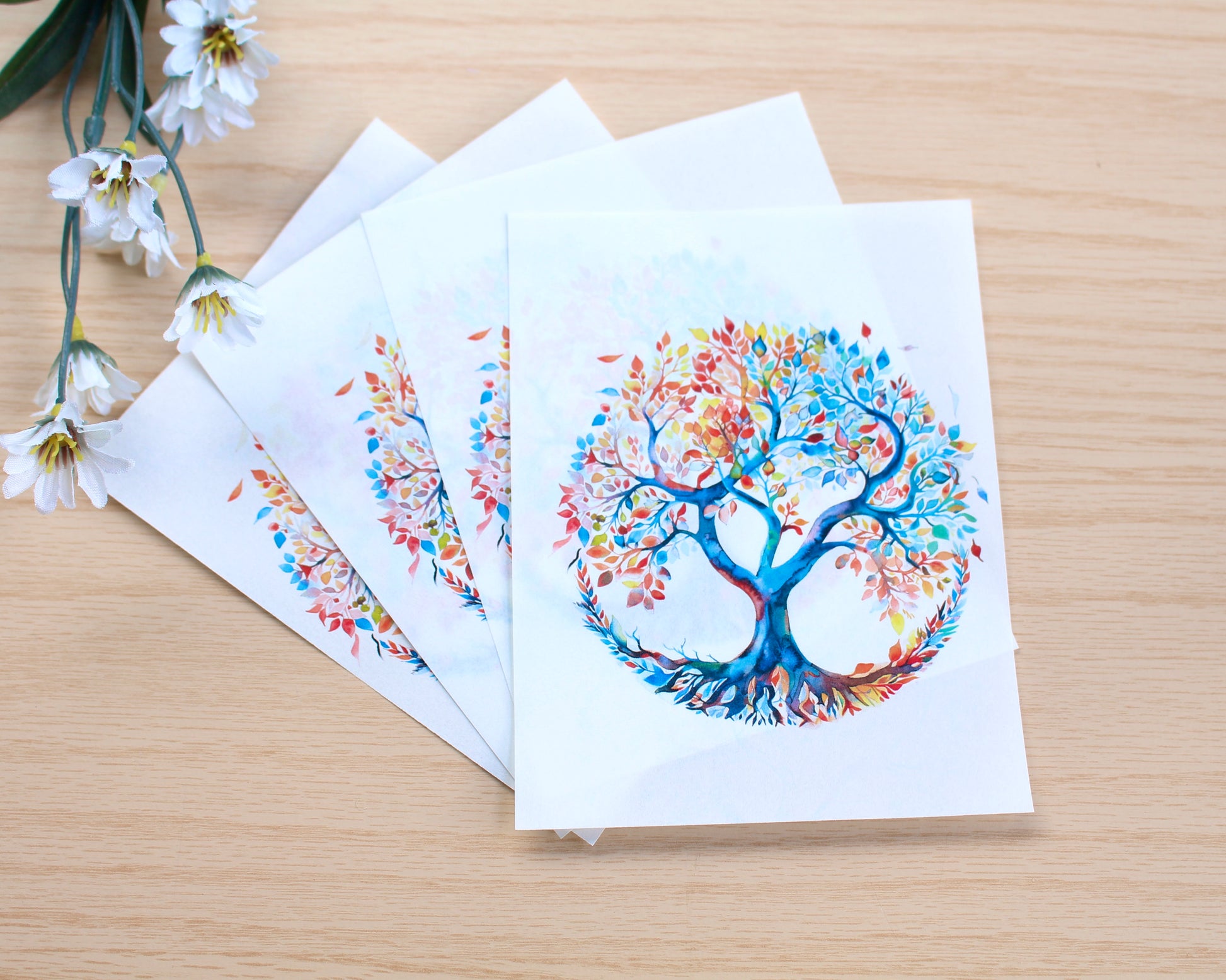 The Tree of Life Water Soluble Transfer Paper