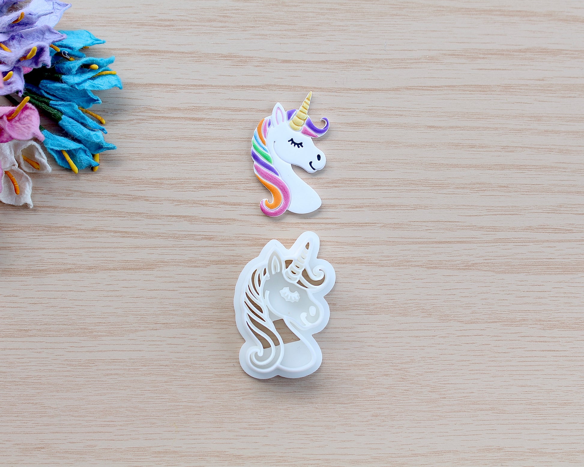 Unicorn Polymer clay cutter