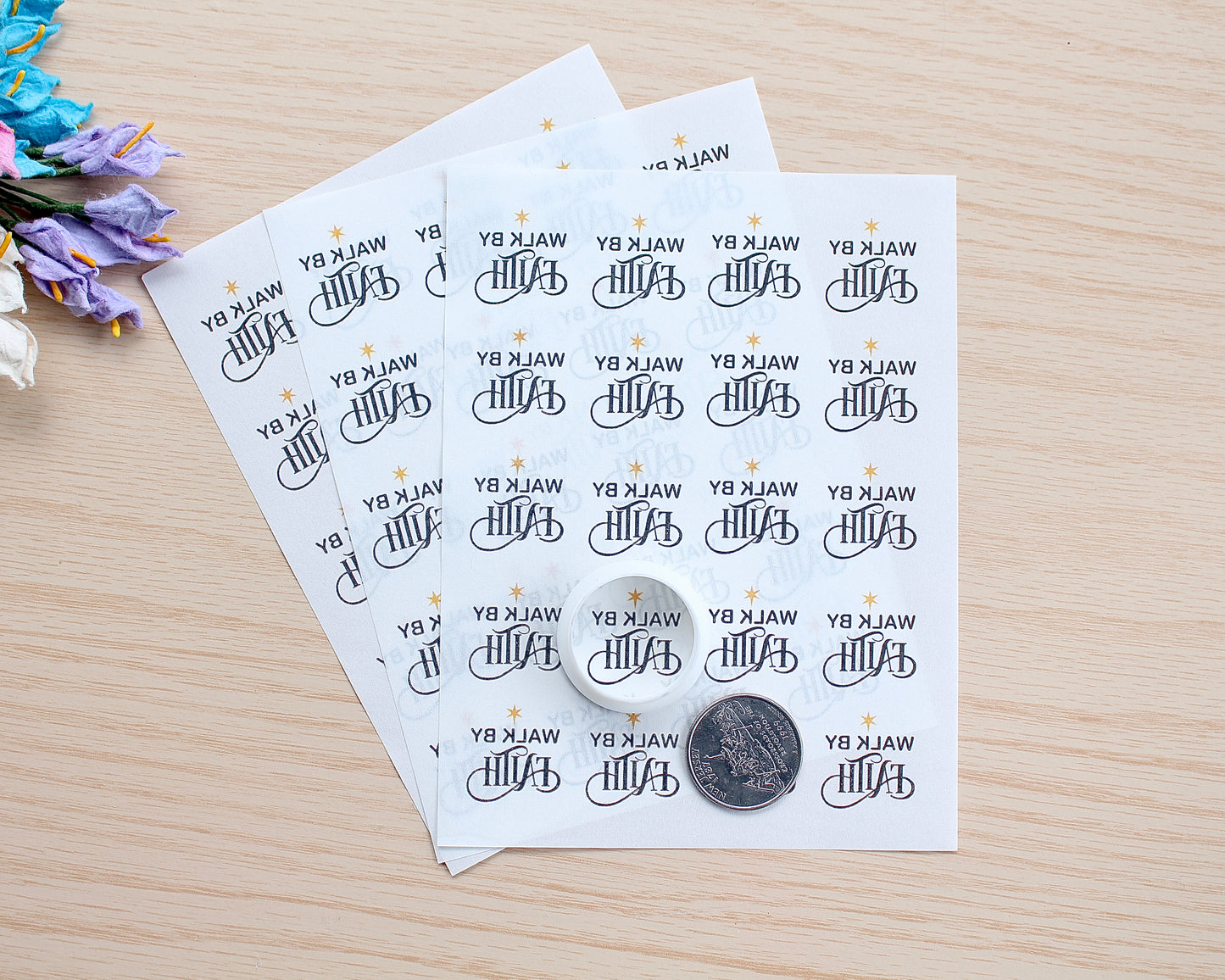 Bible Verse  Water Soluble Transfer Paper